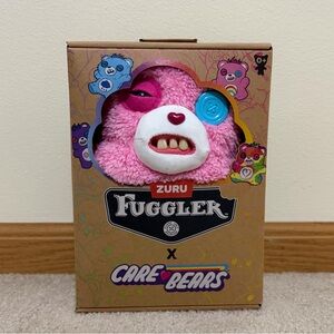 Fuggler x Care Bears Cheer Bear Plush Pink New In Box